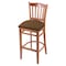 Holland Bar Stool Co 30" Bar Stool, Medium Finish, Rein Thatch Seat 312030Med026 - alternate 1